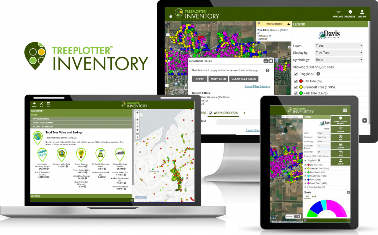 TreePlotter INVENTORY Tree Inventory Software PlanIt Geo