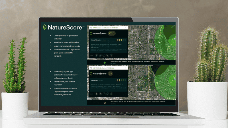 Plan Cities with Human Health In Mind and view NatureScore in TreePlotter