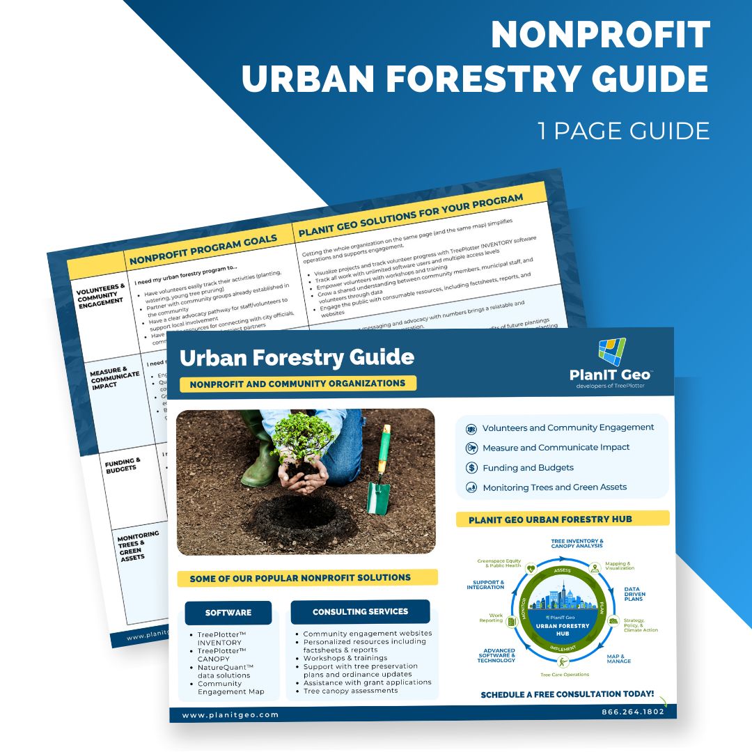 Nonprofit Urban Forestry Guide for Community Groups from PlanIT Geo