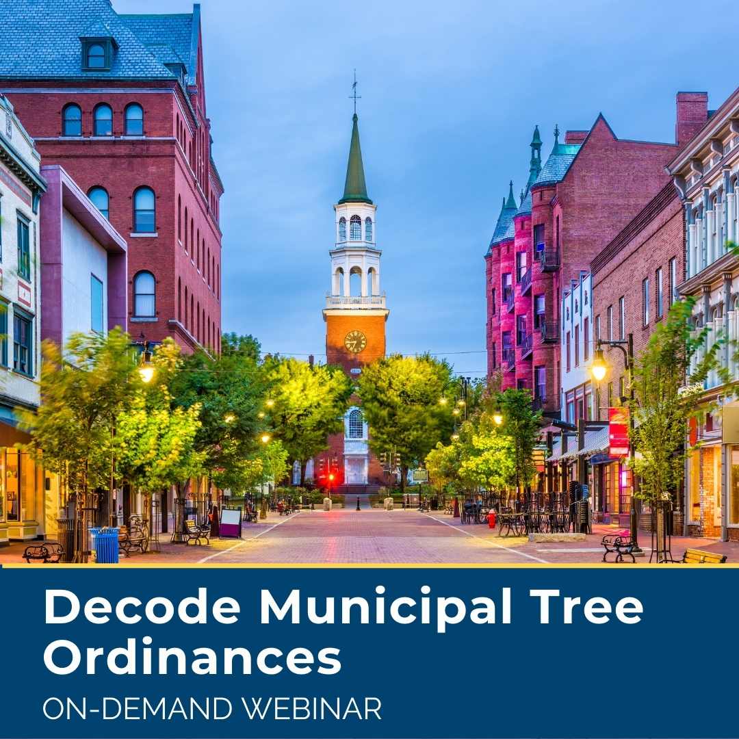 Decode Municipal Tree ordinances On Demand Webinar