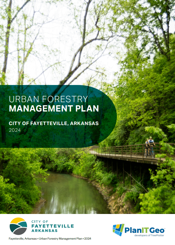 Fayetteville, Arkansas Urban Forestry Management Plan from PlanIT Geo