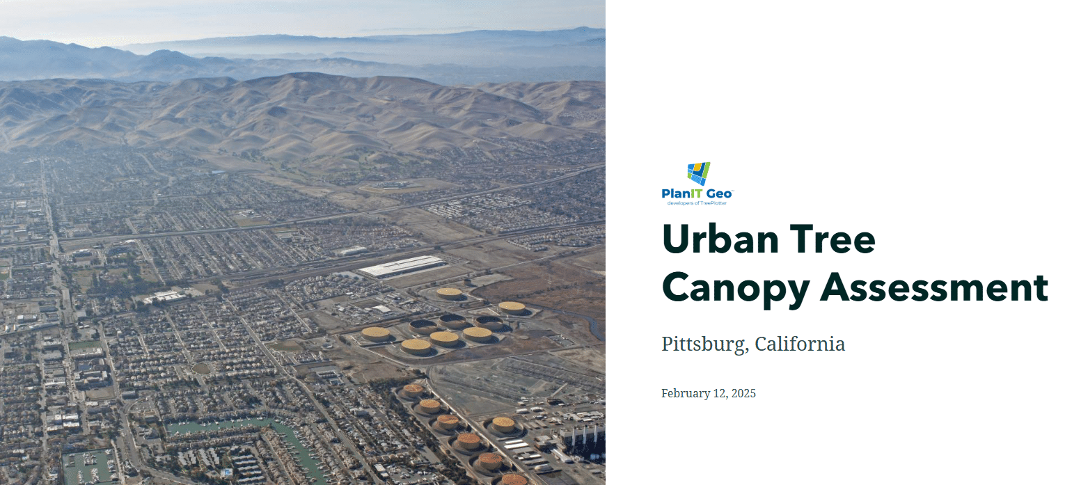 Pittsburg, California, Urban Tree Canopy Assessment StoryMap
